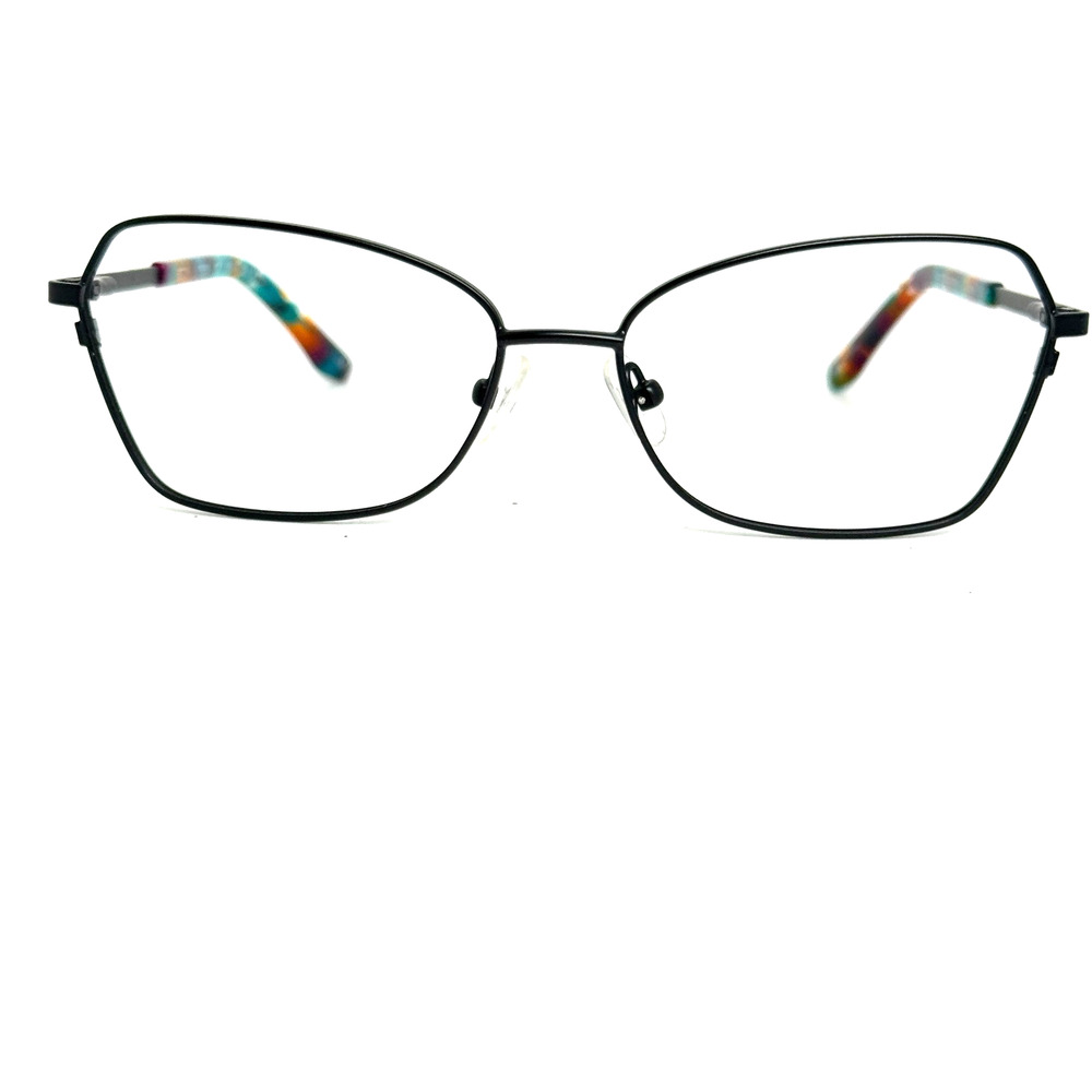 BCBGMAXAZRIA Valina Black Womens Butterfly Full‎ Rim Eyeglasses 53-15-135 20764